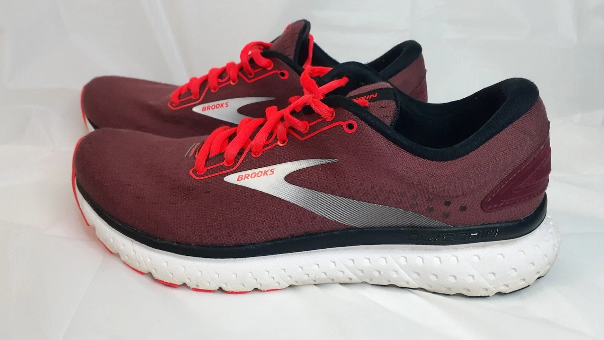 Women Size 9 Brooks Glycerin 18 Dark Red White Infrared Women Running Shoes  | eBay