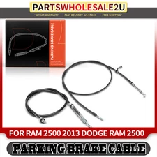 2x Rear Driver & Passenger Parking Brake Cable for Ram 2500 3500 Dodge Ram 2500