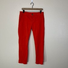 Cabi Utility Trouser 6046 Orange Coral Size 4 stretch Was 130