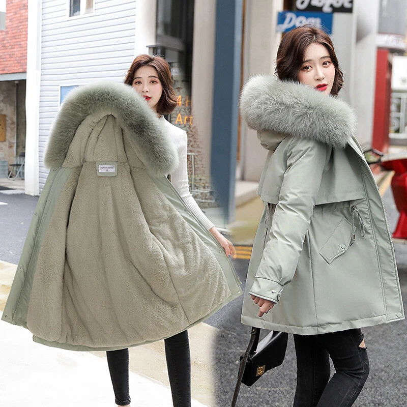 Manteau doublure fourrure 2025 femme