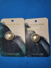 Kristin Ess Pearl Hair Slide Lot of 2