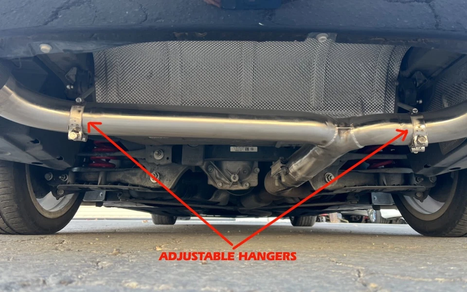 BMW 435i Exhaust F32 335i F30 3.0" Inlet 2.5" Dual Outlet Straight Pipe Kit - Image 3 of 4