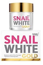 1 Jar - SNAIL WHITE Gold Cream Whitening Skin Anti Aging Restore Repairing 50g.