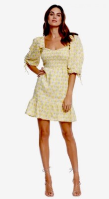 chinese dress ladies Faithfull The Brand Women's Geriba Midi Dress  Saint Bernard