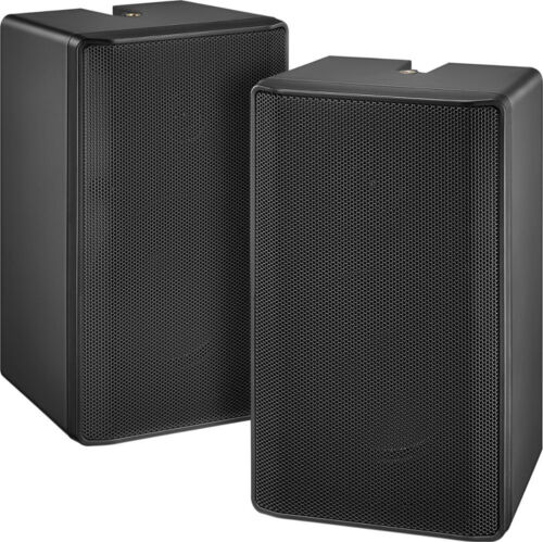 Insignia- 2-Way Indoor/Outdoor Speakers (Pair) - Black - Picture 1 of 4
