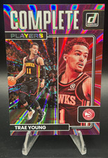 2022-23 Panini Donruss Trae Young Complete Players Holo Purple Laser  #10 SP /99
