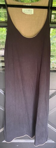 Maison Margiela, Fab! Vintage Maison Martin Margiela Line 6 Black Cotton Tank Dress L Miss Deanna