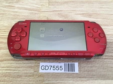 GD7555 Plz Read Item Condi PSP-3000 RADIANT RED SONY PSP Console Japan