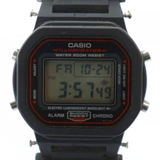 Casio G SHOCK DW 5600E Wristwatch Digital Logo with Calendar Quartz Black GY18 M