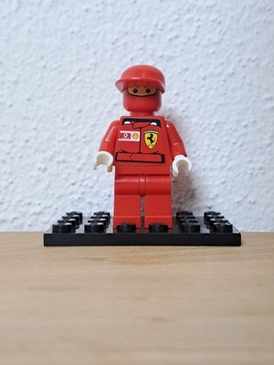 Pit Crew Member Minifigur rac025bs   Lego F1 Ferrari