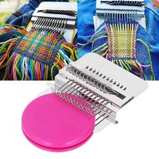 Mini Knitting Machine Rose Red 12 Needles Simple Operation Mini Loom Machine