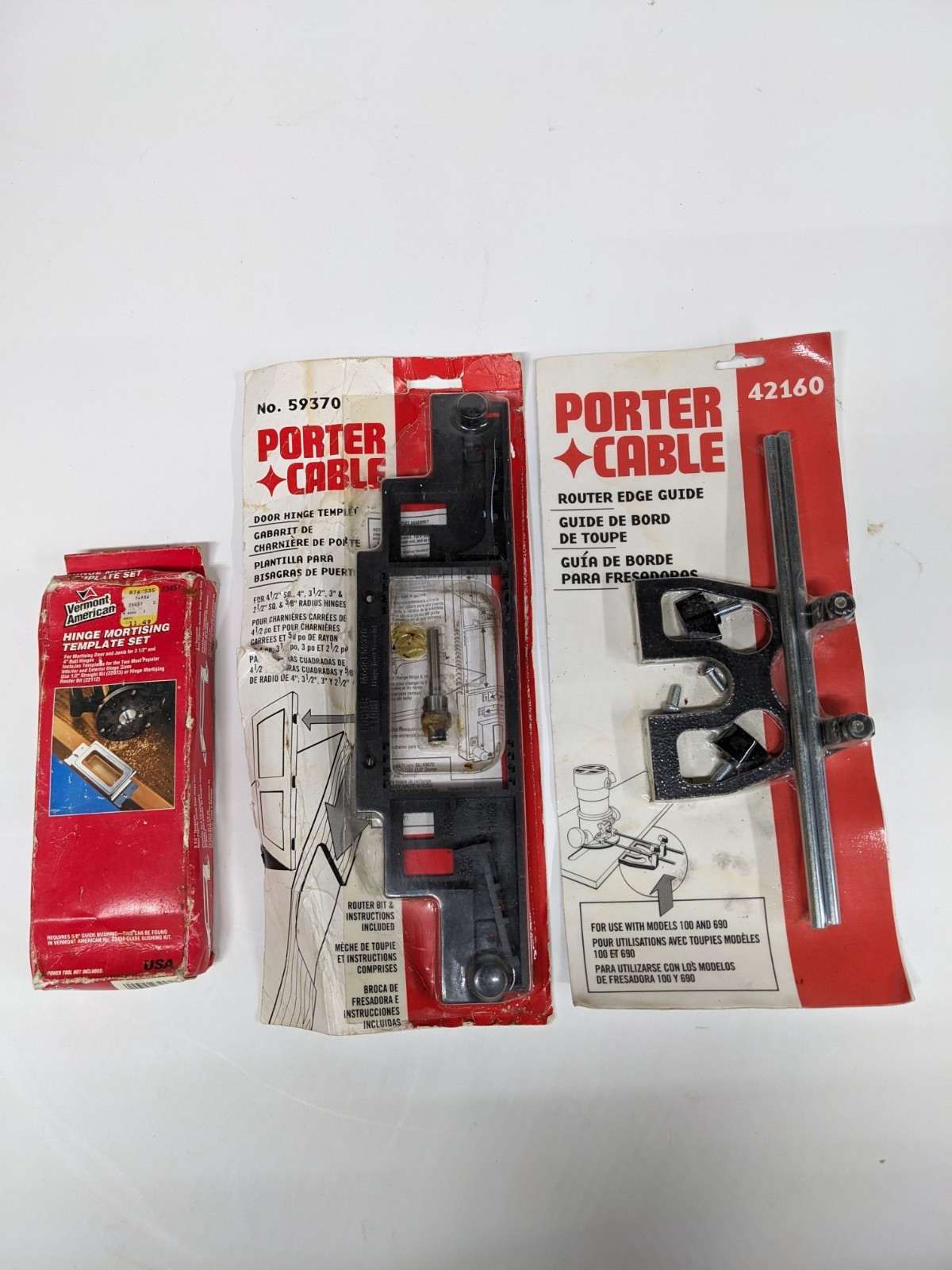 Porter Cable 42160 Router Edge Guide & Door Hinge Template A