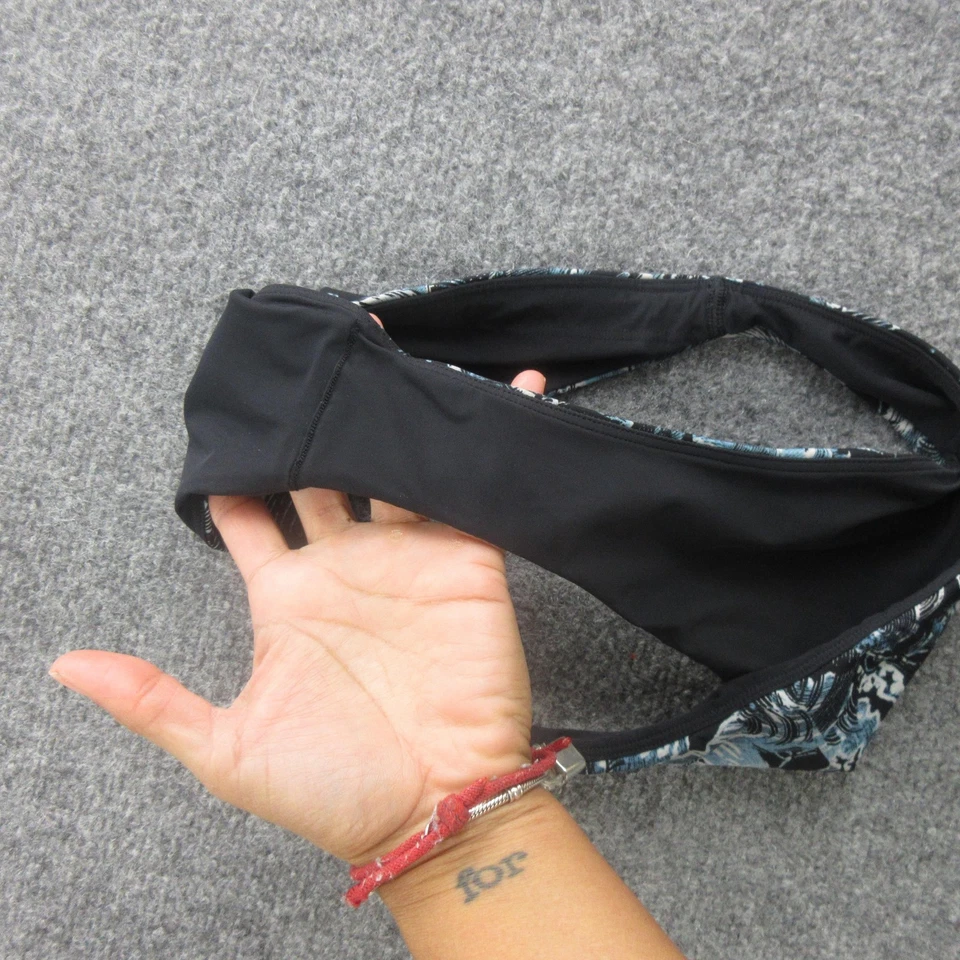 Lululemon Bikini Bottom Womens Small Black Blue Wave Print Swimwear Hipster - Image 3 of 4