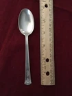TRIANON BY INTERNATIONAL SILVER  STERLING SILVER TEASPOON  6"  21.84 Gr.