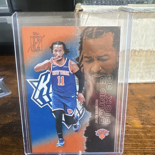 Topps 2025-26 Signature Class Jalen Brunson orange #58 New York Knicks