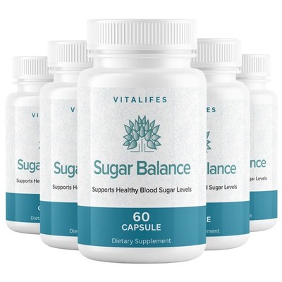 (5 Pack) Sugar Balance Pills Supplement Sugar balance Healthy Blood Sugar 60ct