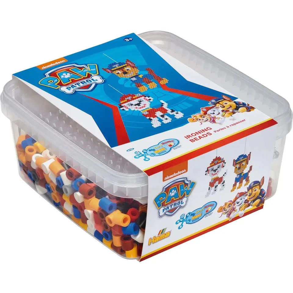 HAMA®|PAW PATROL Hama® Bügelperlen Maxibox PAW PATROL 900 Stück.