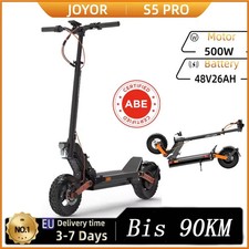 10 Zoll E-Scooter mit Straßenzulassung 26AH 90KM 500W Falten ABE …