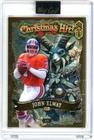 John Elway TRUE 1/1 2025 Wild Card Holiday Hits! Gold Christmas Hit! One of One