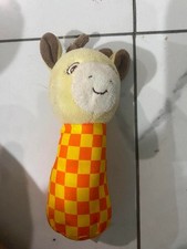 Garanimals Plush Yellow Giraffe Striped Toy Rattle