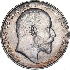 1904 Florin - Edward VII British Silver Coin - Very Nice