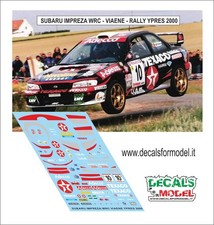 DECALS 1:43 SUBARU IMPREZA WRC VIAENE RALLY YPRES 2000