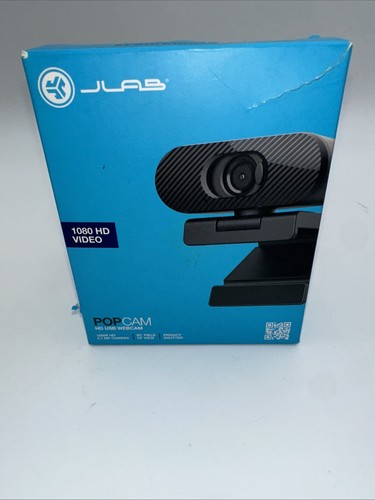 JLab Go Pop USB HD Webcam, schwarz, 1080p/30 FPS, 2,1 Megapixel - Privacy Shutter - Bild 2 von 16