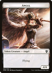Angel Token #1 (001/014) Commander Legends CMR Magic: The Gathering