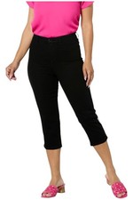 DG2 Women's Effortless Stretch Denim Tri-Fit Capri Black