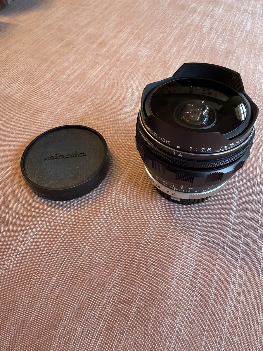 Minolta f/2.8 16mm Focal Camera Lenses for sale | eBay