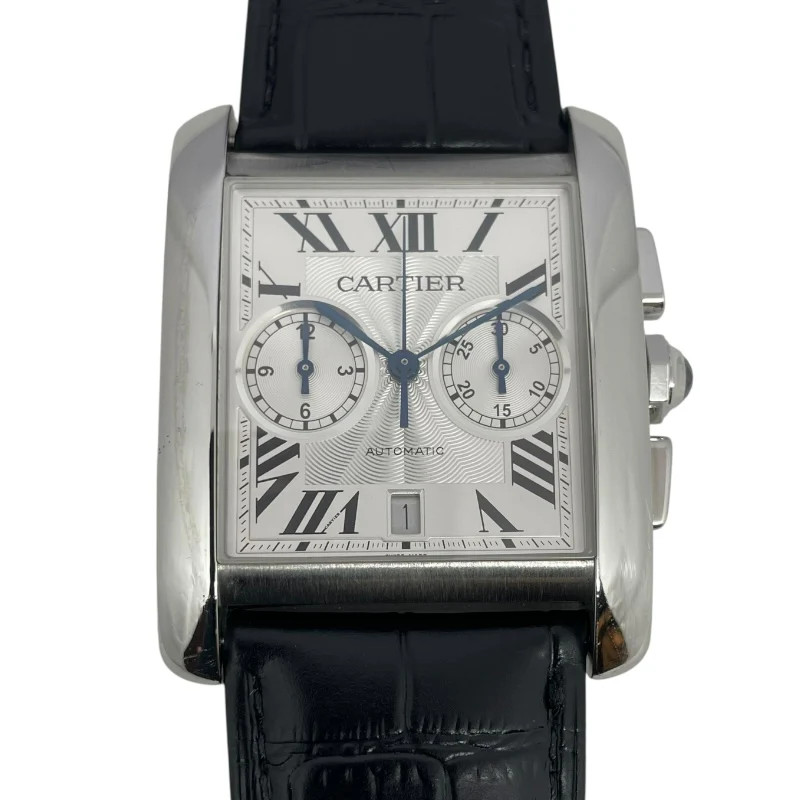 Leather Strap Tank Mc Watch CRW5330001 Tank MC Watch Large Model