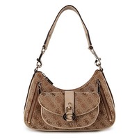 Guess Jessa Schultertasche 26Cm #GUE-HWJG83_62180 (Latte Logo)