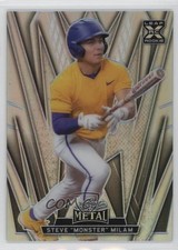 2024 Leaf Metal Silver Prismatic /185 Steve “Monster” Milam #115 9v7
