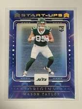 2025 Panini Origins Mason Taylor Start-ups Rookie Card