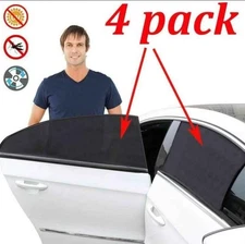 Parasol Ventana De Malla Para Coche Protección UV Cortina Carro Funda Magnético
