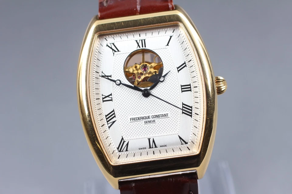 Frederique Constant Latido Automático Corazón FC303/310X4T5/6 Dorado Blanco Romano Para Hombre Foto 2 de 4