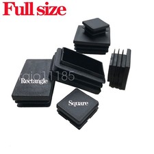 Square  Rectangle Plastic End Caps Tube Inserts Blanking Plugs Stoppers Feet