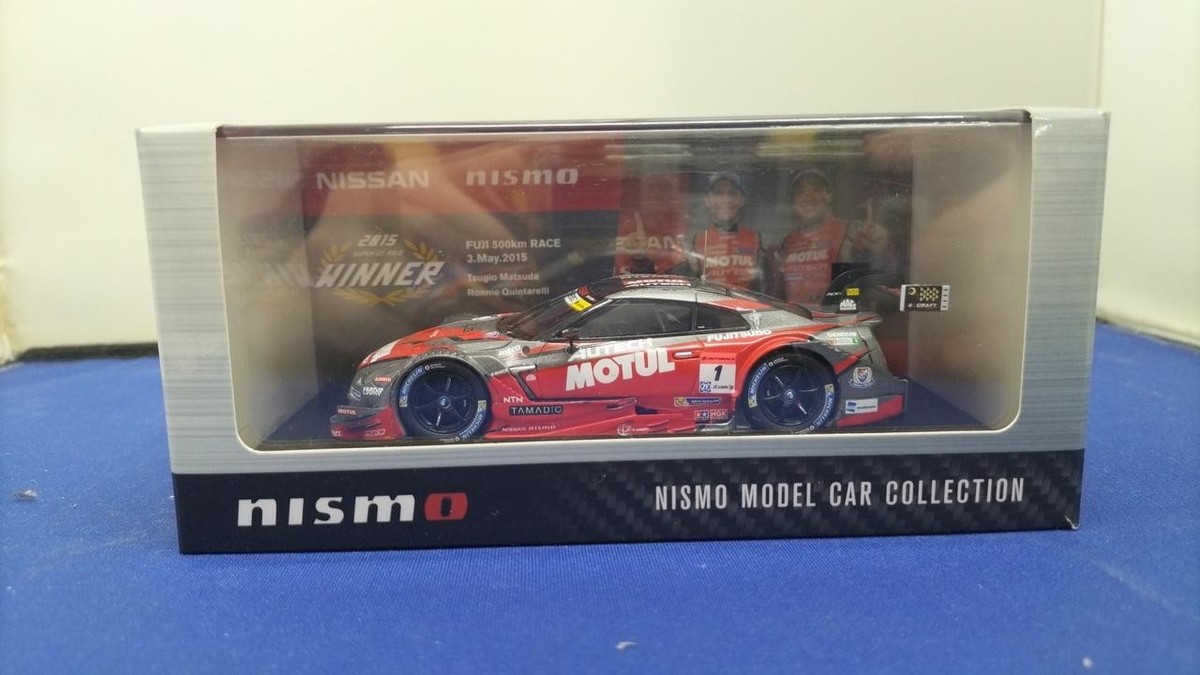 Nissan GT-R Nismo GT500 2015 ミニカー 1/18 Ebbro 2015 Nissan GT-R GT500 #1 Super GT Series Test