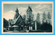 Brückenberg (um 1925) - Kirche Wang - Riesengebirge Krummhübel Karpacz - AK 706