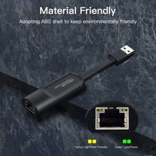 RTL8153 Gigabit Ethernet USB3.0 Adapter 1000M for PC Laptop TV Streaming