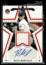 2025 Panini Stars & Stripes USA Baseball #SSM-RM Rocco Maniscalco