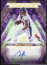 Chase Edmonds Card 2023 Panini Luminance Illuminated Ink Gold #13 
