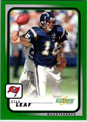2001 Score - Ryan Leaf #202
