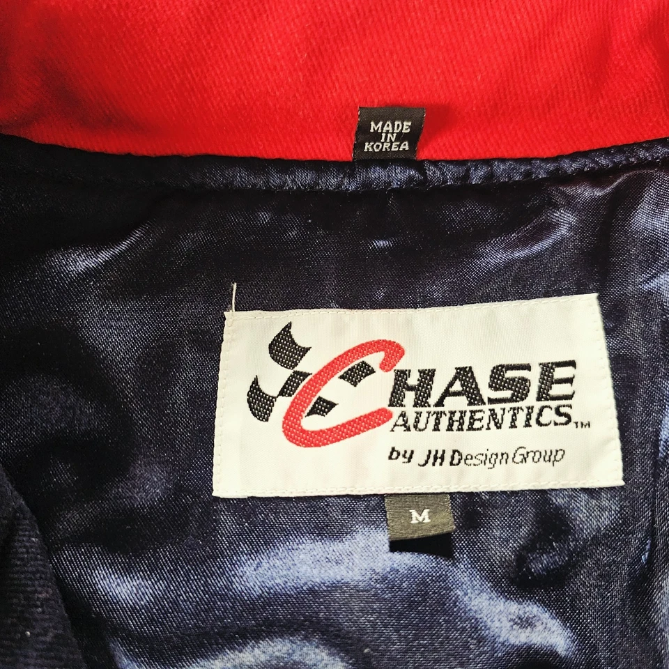 Chaqueta Jeff Gordon #24 NASCAR Chase Auténtica 2001 Red Flames Vintage Para Hombre Talla M Foto 3 de 4