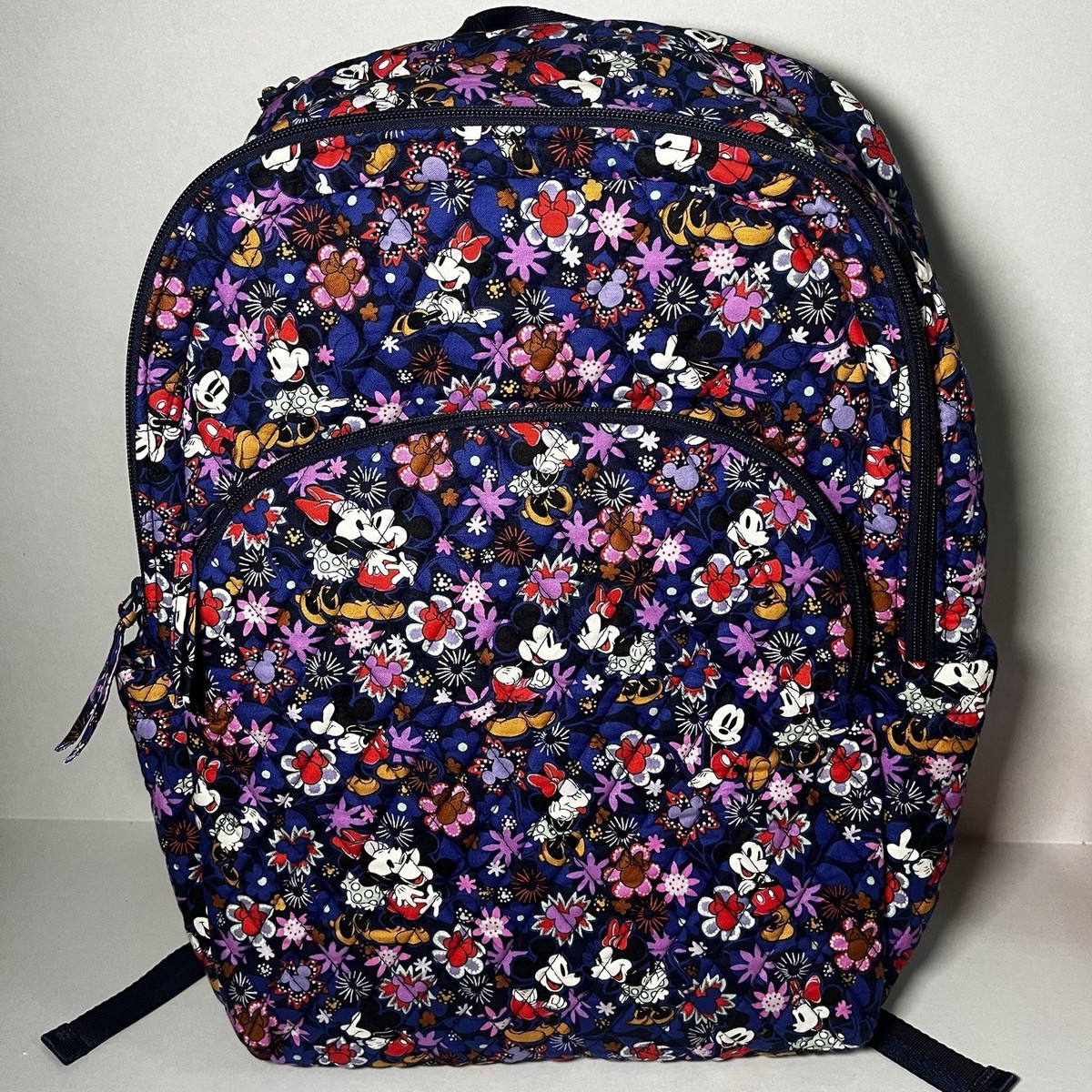 Large Vera Bradley Minnie Mouse Floral Backpack Disney Vera Bradley Outlet Minnie Mouse and Daisy Duck  main image 4