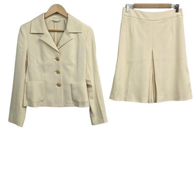 Max Mara Cream Women's Skirt Suit