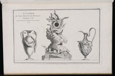 Sallembier Vintage 1770s Decorative Vases Design Glossy Photo Reprint Wall Art