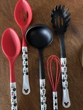 Disney Mickey Mouse 3 Piece Kitchen Cooking Utensil Set Slotted Spoon Ladel L