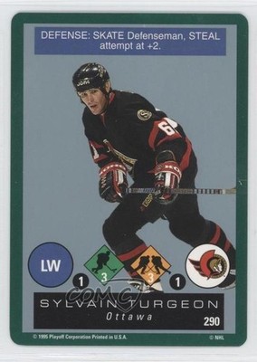 1995-96 Playoff One on One Challenge Sylvain Turgeon #290 5ui