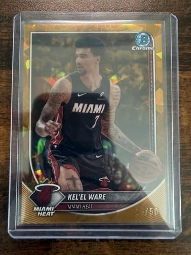 2025-26 Bowman Chrome Sapphire Gold Kel’el Ware /50 Heat